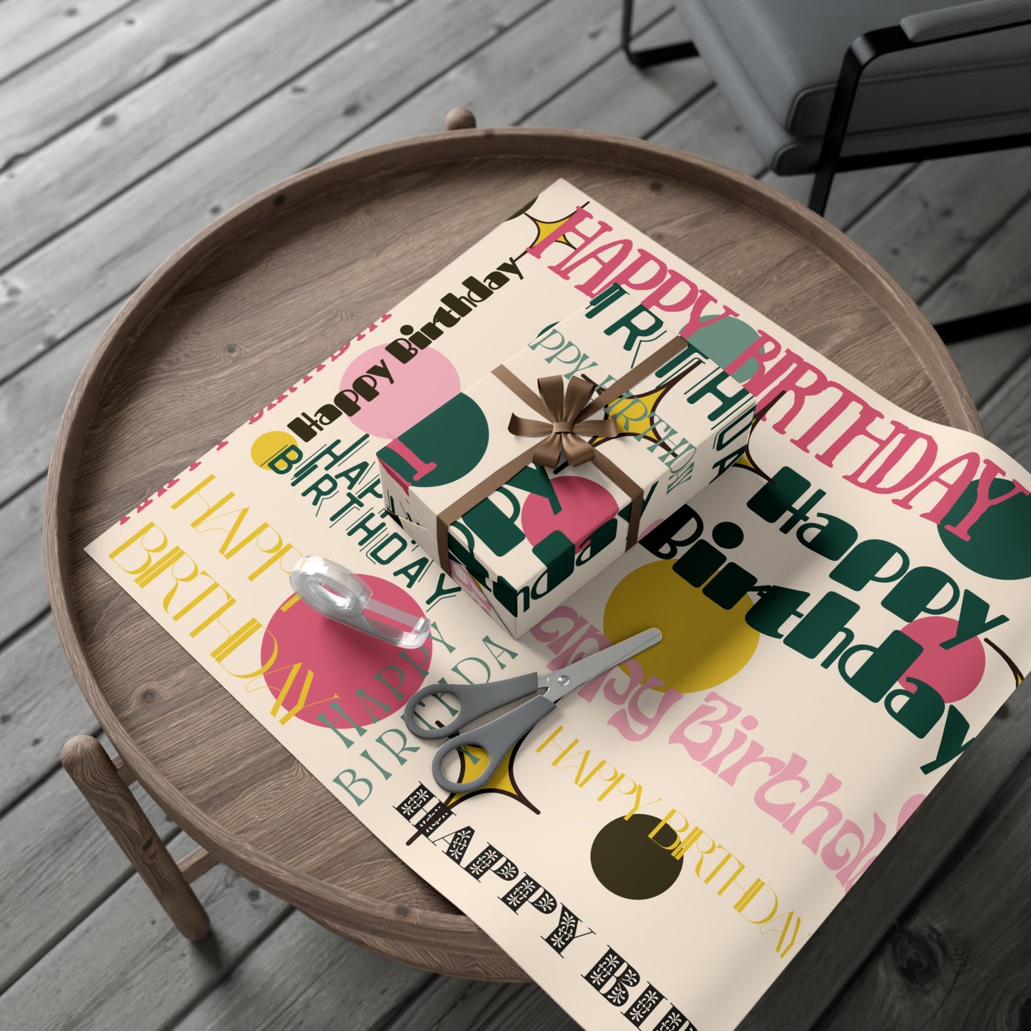 Happy Birthday Wrapping Paper