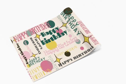 Happy Birthday Wrapping Paper