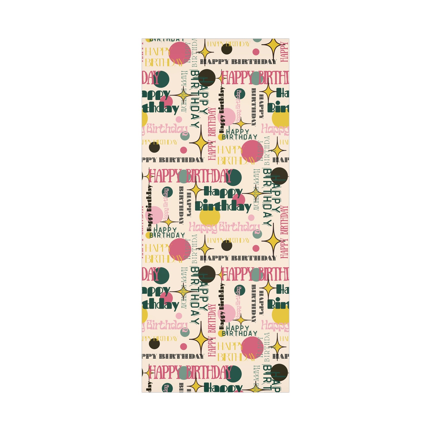 Happy Birthday Wrapping Paper